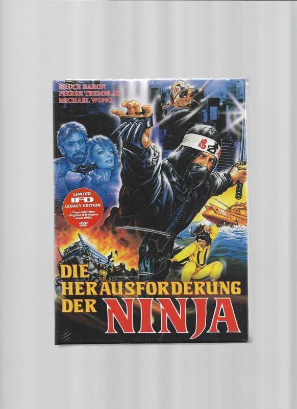 Die Herausforderung der Ninja Mediabook WMM Limited 166 Cover A 