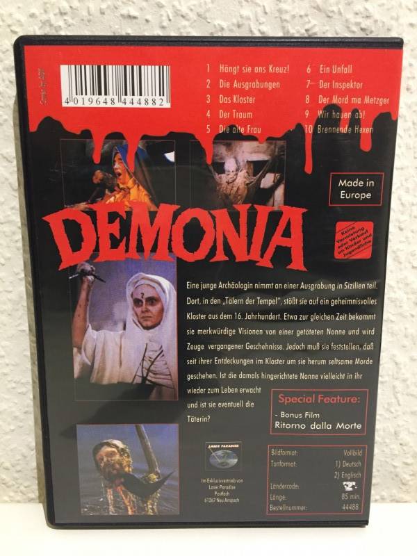 Demonia | DVD | Red Edition | Laser Paradise 