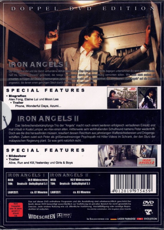 Iron Angels Teil 1+2 - DOPPEL DVD EDITION Schuber 