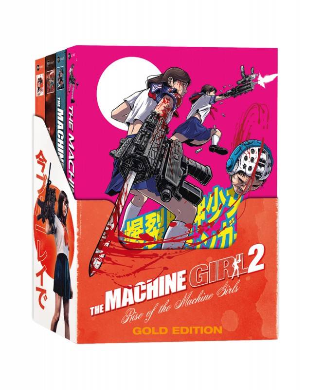 The Machine Girl 2 - Rise of the Machine Girls * Gold Edition - 4 Mediabooks - Limited 111 Stk 