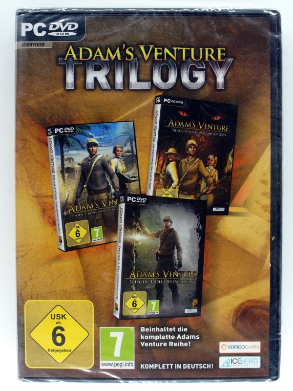 Adam�s Venture Trilogy 3 Adventure Suche nach dem