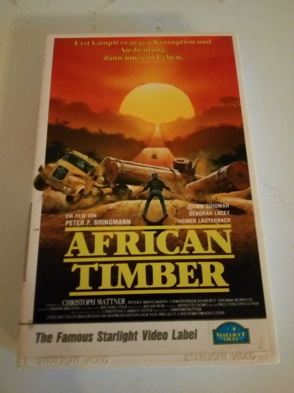 African Timber(Heiner Lauterbach)Starlight Video Großbox uncut no DVD/BD Thriller TOP ! ! ! 