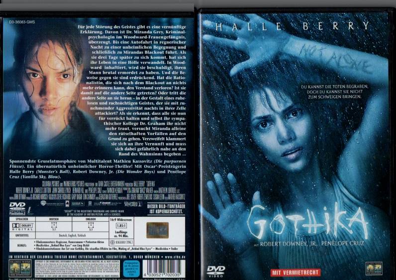 Gothika - Halle Berry (50054456 , DVD Konvo91 