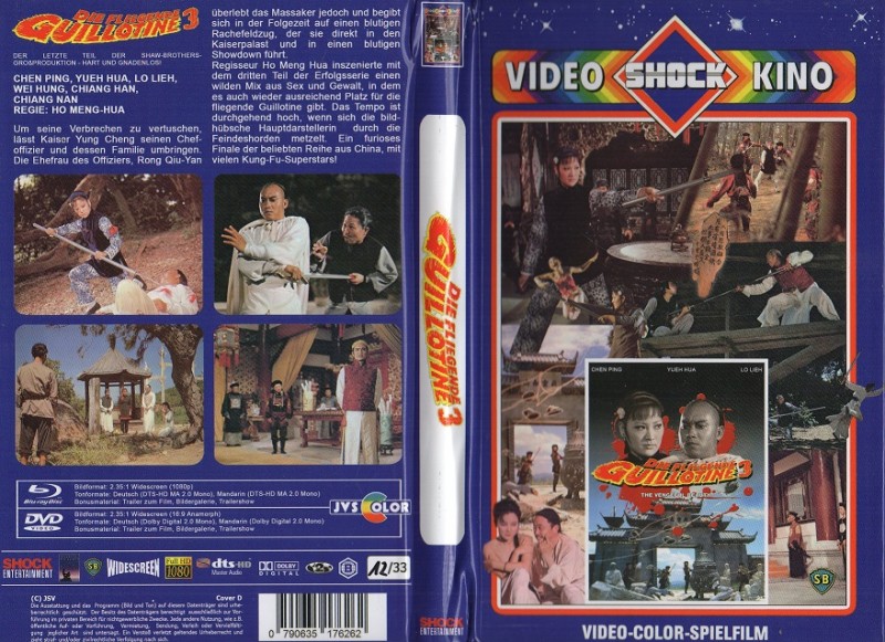DIE FLIEGENDE GUILLOTINE 3 - VIDEO SHOCK KINO GR.HB - LIMITED 33er - Nr.12 - DVD + Blu-ray  -- DVD 