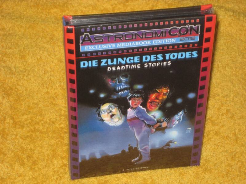Die Zunge des Todes  -DEADTIME STORIES  Mediabook wattiert Limited Edition Nr. 39/50 ASTRO -  Blu-Ray + DVD - NEU + OVP 
