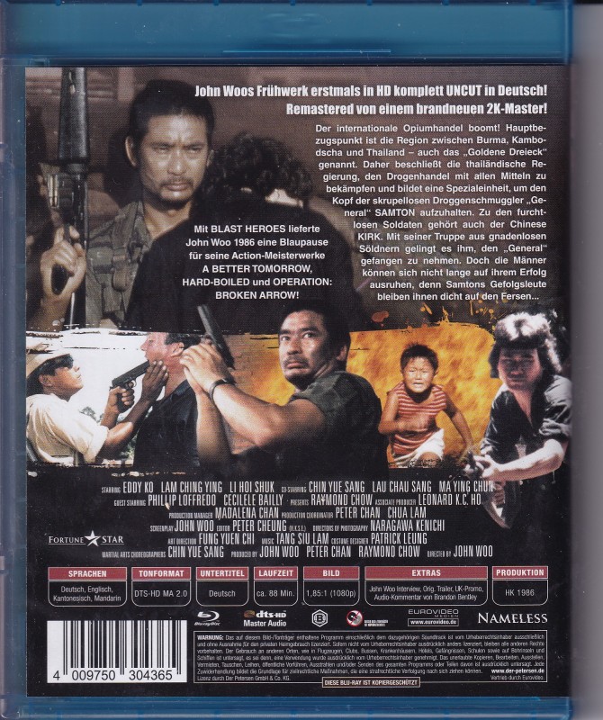 John Woo&#039;s Blast Heroes - Uncut (Blu-ray) 