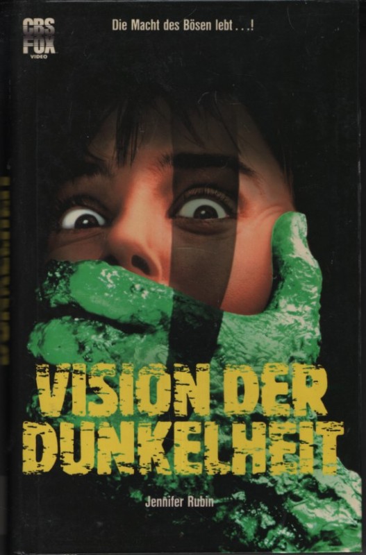 VHS - VISION DER DUNKELHEIT - 80er Horror Thriller Jennifer Rubin Bruce Abbott - CBS FOX Video 