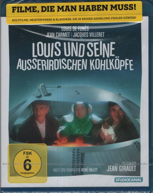 LOUIS UND SEINE AUSSERIRDISCHEN KOHLKÖPFE Bluray Louis de Funes Klassiker kaufen Filmundo.de