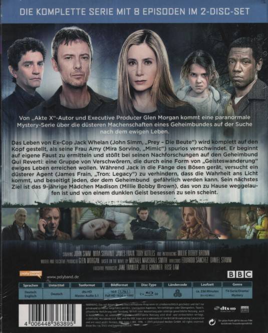 INTRUDERS Blu-ray BBC Mystery Mini Serie 2 Discs 