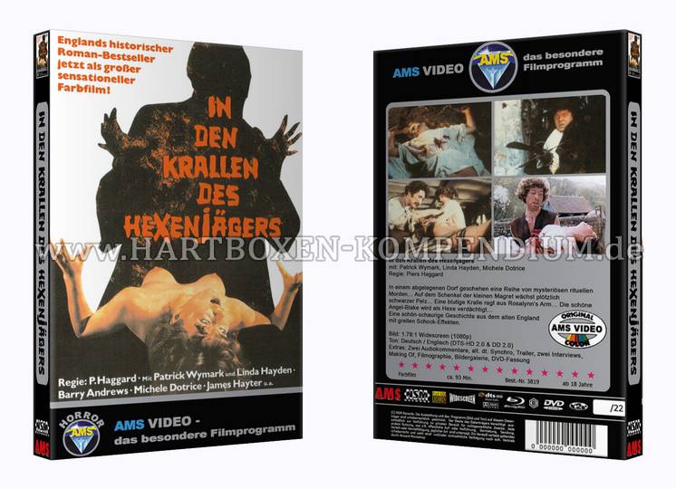 In den Krallen des Hexenjägers  - gr. lim. DVD/ Blu-ray Hartbox  - AMS - Cover A - Nr. 1/ 22 - Neu + OVP 