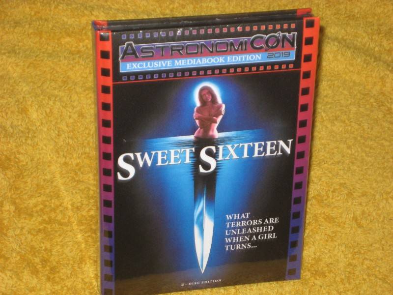 Sweet Sixteen -  Blutiges Inferno Mediabook wattiert Limited Edition Nr. 38/50  Astro Blu-Ray + DVD NEU + OVP 
