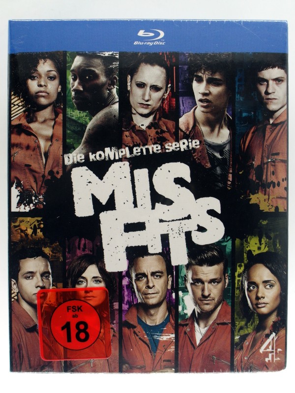 Misfits - Die komplette Serie - FSK 18 - Karla Crome, Joseph Gilgun, Nathan McMullen 