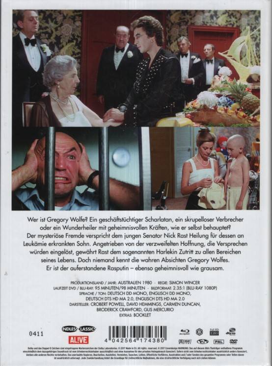 HARLEQUIN Blu-ray Mediabook Blu-ray + DVD limitiert - 80er Mystery Thriller Robert Powell 