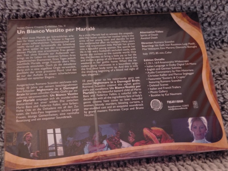 Italian Genre Cinema Collection 11 Spirits of Death Un Bianco