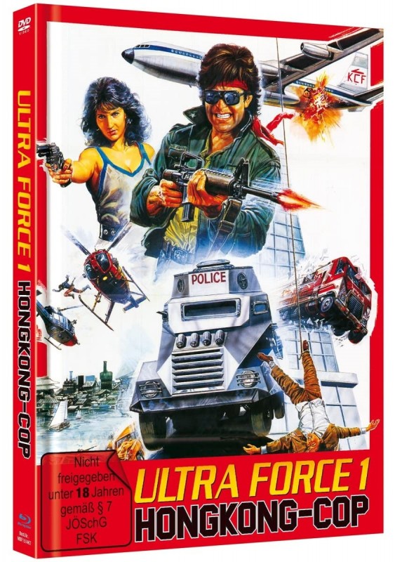 Ultra Force 1 - Hongkong Cop -  2-Disc Mediabook A (Blu Ray+DVD) NEU/OVP 
