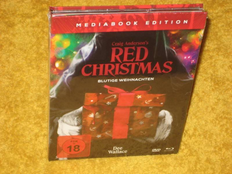 Red Christmas Mediabook  Blutige Weihnachten Limited  Edition Blu-Ray + DVD - Uncut - NEU und OVP 
