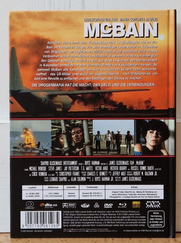 McBAIN BluRay / DVD Mediabook NSM 