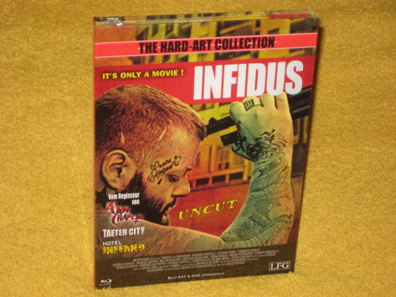 Infidus  Mediabook Cover A Limited Edition 500er - Blu-Ray + DVD - Uncut - The Hard Art Collection - NEU + OVP 