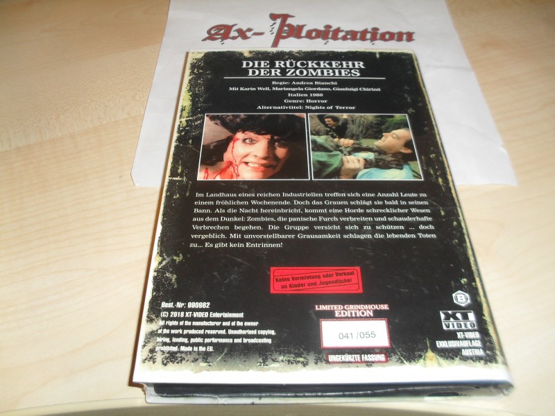Die Rückkehr der Zombies / Grindhouse Edition - Große Hartbox - Limitiert 41/55 Blu Ray OVP 
