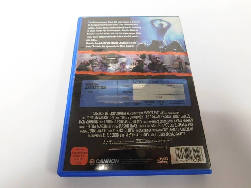 Alienkiller John McNaughton´s The Borrower Cannon DVD ca 88min 