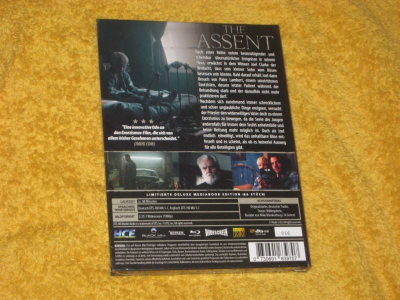 The Assent  Mediabook  Limited Edition Nr. 16/66 -  Blu-Ray - Uncut  - NEU + OVP  in Folie 