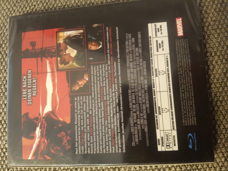The Punisher          Remake      Blu-ray 