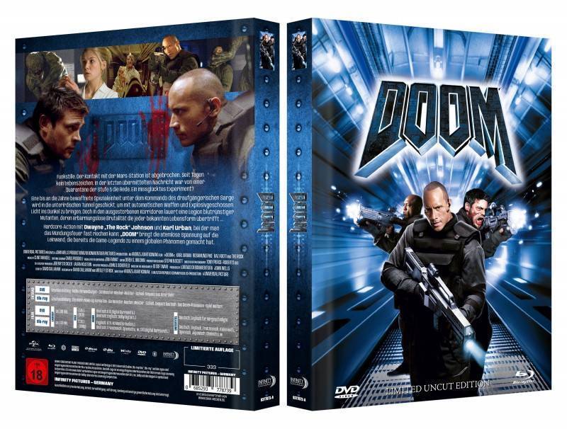 Doom - Extended Cut - UNCUT - Cover A - Mediabook - Infinity Pictures - lim. 333 - NEU/OVP 
