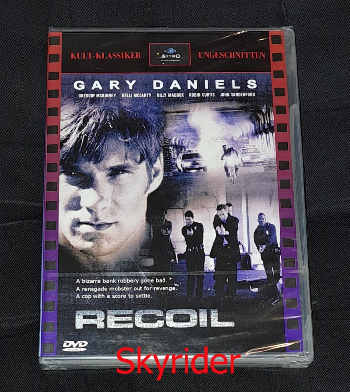 Recoil - Tödliche Vergeltung DVD mit Gary Daniels - Uncut - Neu - OVP - Astro - 
