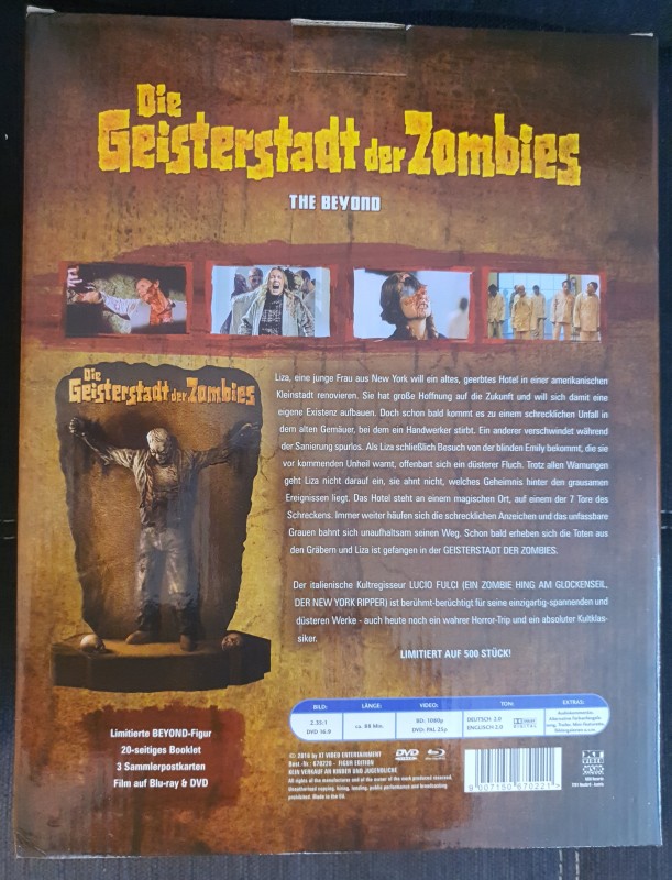 Geisterstadt der Zombies/ Lucio Fulci/ Limited Undead Edition mit Figur ...