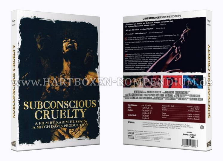 Subconscious Cruelty  - gr. lim. Blu-ray Hartbox -  Cinestrange -  Cover C - Neu + OVP 