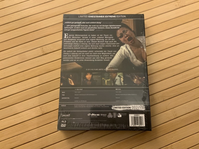 Dream Home Mediabook Cover C UNCUT Cinestrange lim. 150 Stück
