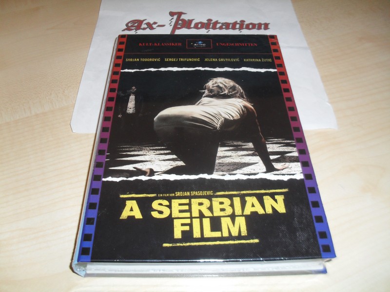 Ax-ploitation exklusiv: A Serbian Film - Große Hartbox - Limitiert 30/40 Blu Ray OVP UNCUT 