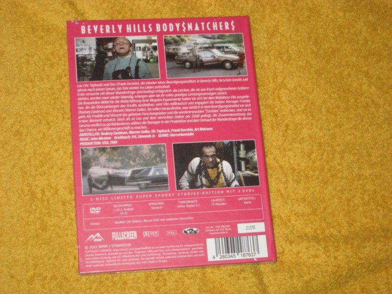 Beverly Hills Bodysnatchers Mediabook Cover A  Limited Edition Nr. 225/333 - 2 DVD - Uncut - NEU + OVP 