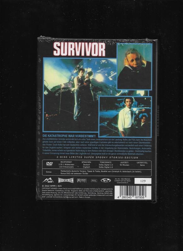 Survivor Mediabook Super Spooky Stories Limited 222 Cover A 