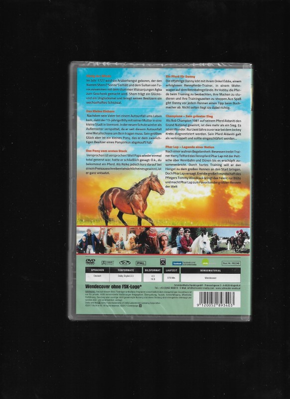 Die schönsten Pferdefilme  Edition 2  6 Filme auf 2 DvD´s 