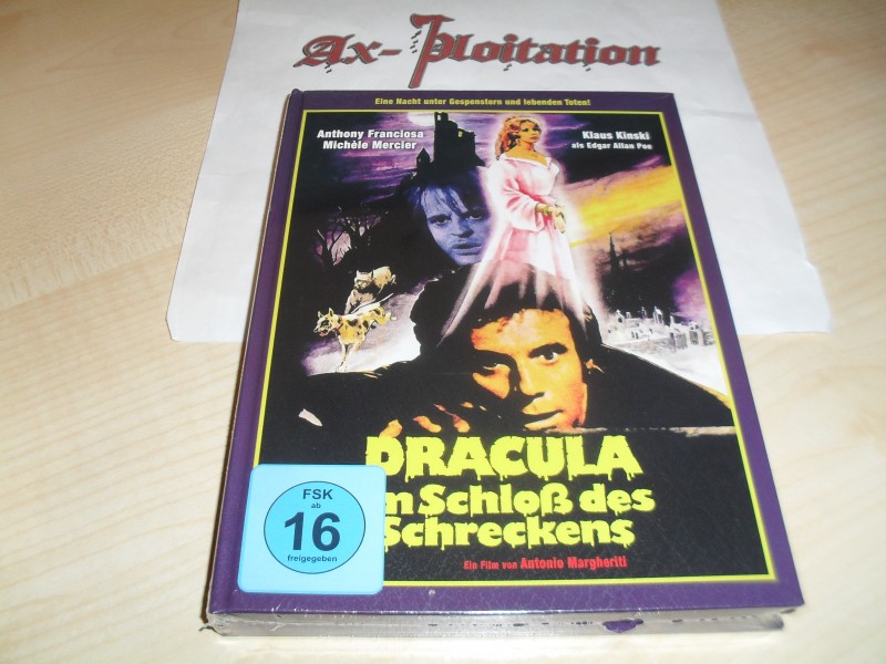 Dracula im Schloß des Schreckens - Lanfassung / 4-Disc Set Mediabook - Klaus Kinski / Schnapszahl 77/100 OVP Cover H 