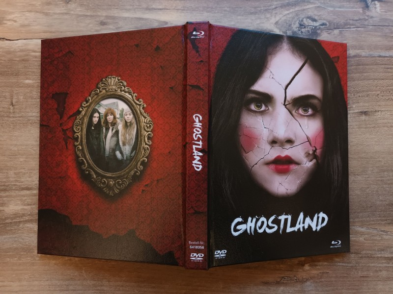 Ghostland Mediabook Blu Ray Disc & DVD 
