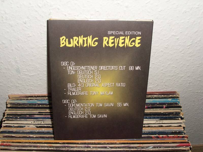 Brennende Rache The Burning Revenge 2 Disc Limited Edition im Pappschuber 