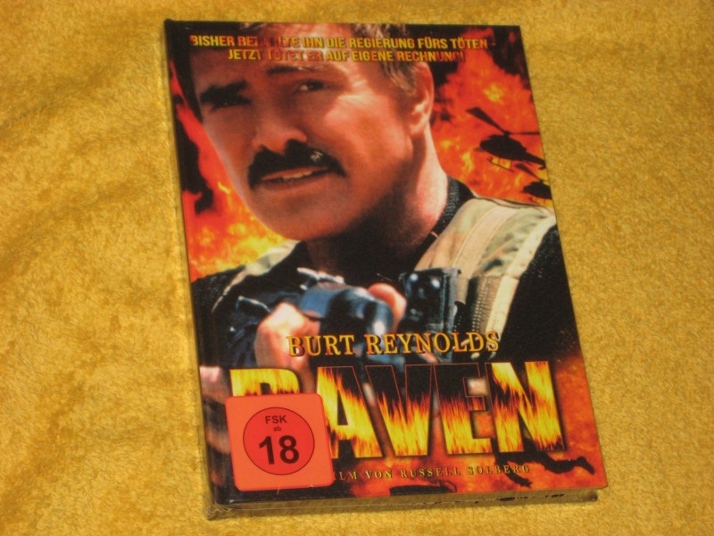 Raven Mediabook Cover A Limited Edition 500er Blu-Ray + DVD Uncut - Burt Reynolds -  NEU + OVP 