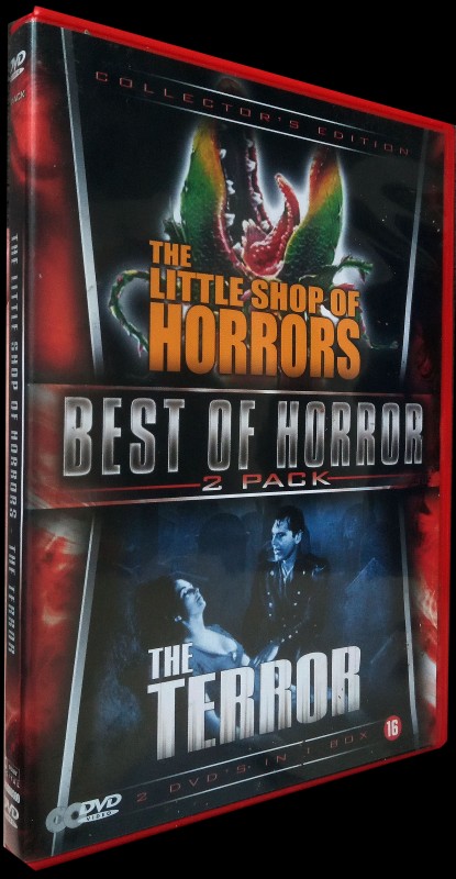 THE LITTLE SHOP OF HORRORS + THE TERROR - BEST OF HORROR 2 PACK *UNCUT* NL DVD 