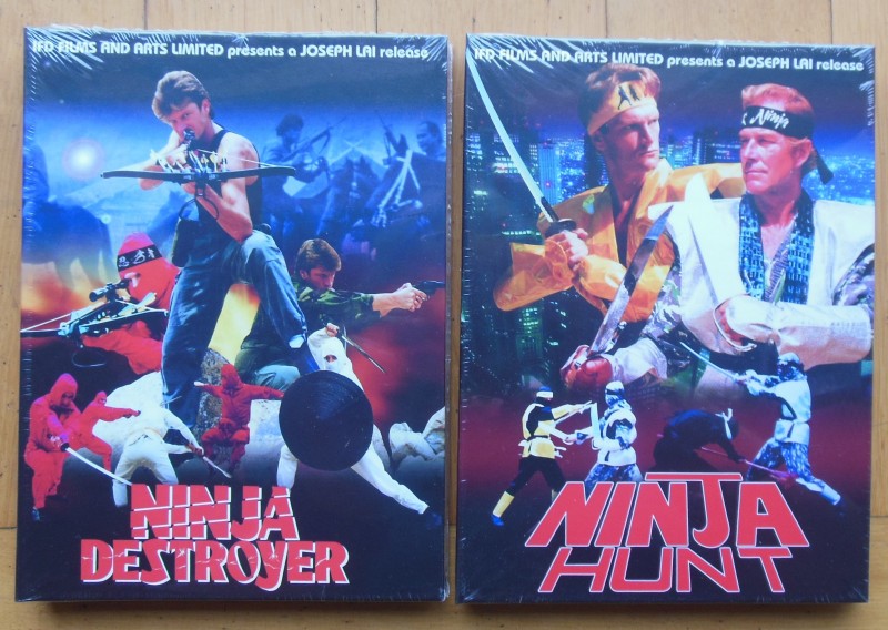 NEU und OVP: 2 x Mediabook: Ninja Hunt + Ninja Destroyer - WMM + DVD: Das Todesduell der Ninja - Stuart Smith - uncut 