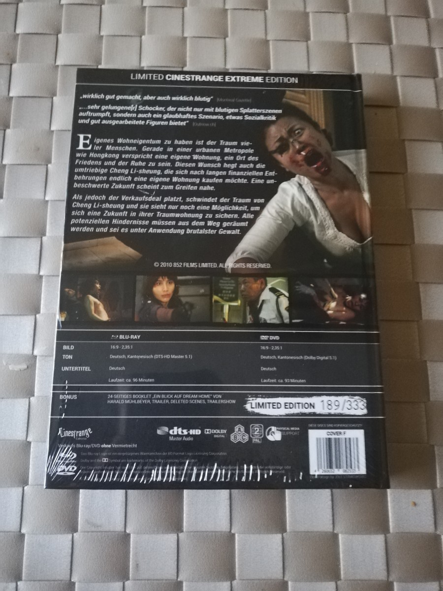 Dream Home Cinestrange Extreme Mediabook 189/150 Cover F OVP