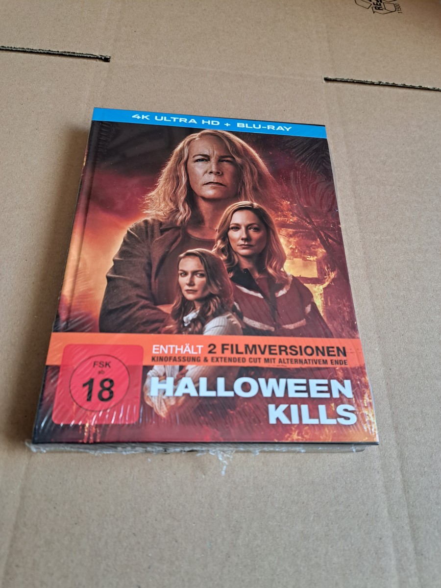 HALLOWEEN KILLS 4K ULTRA HD Bluray + Bluray Mediabook Nr. 187/661