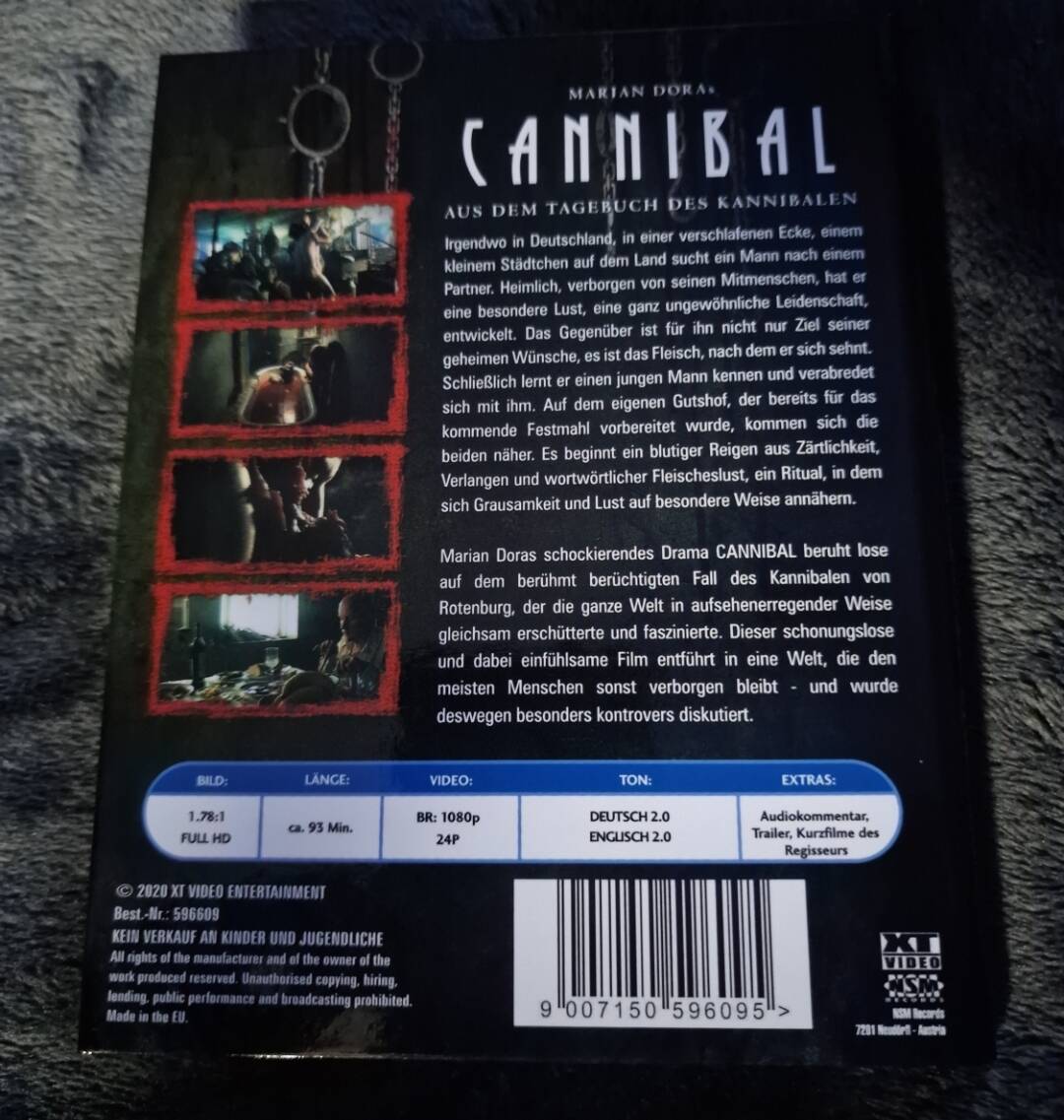 CANNIBAL AUS DEM TAGEBUCH EINES KANNIBALEN (BluRay) BD Hartbox Limited 500 Edition kaufen