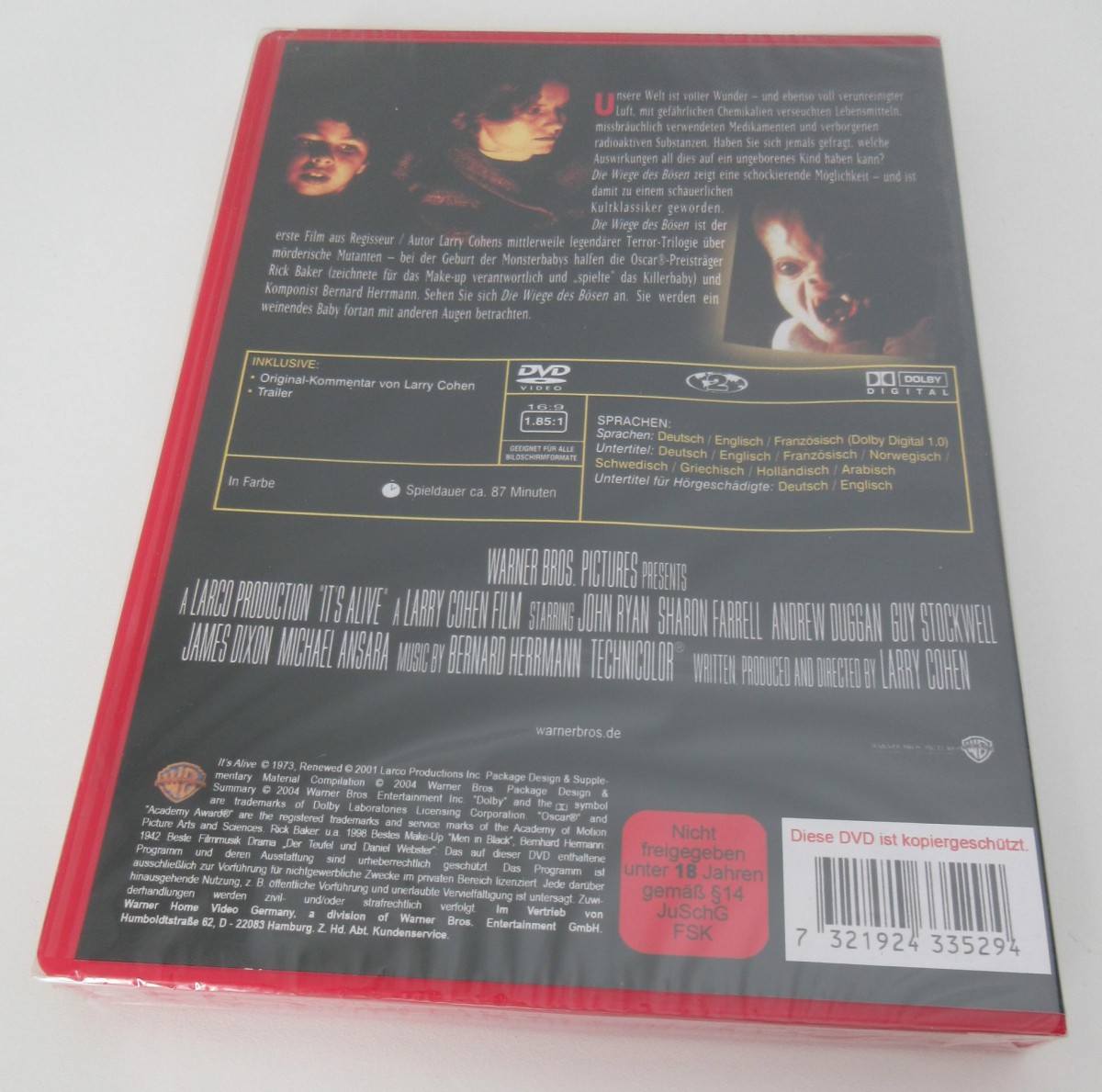 Die Wiege des Bösen - DVD - NEU/OVP