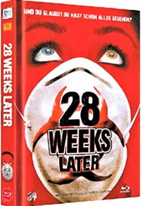 28 Weeks Later Blu Ray und DVD 100%UNCUT MEDIABOOK von `84 Entertainment Nr.154  makellos NEU 