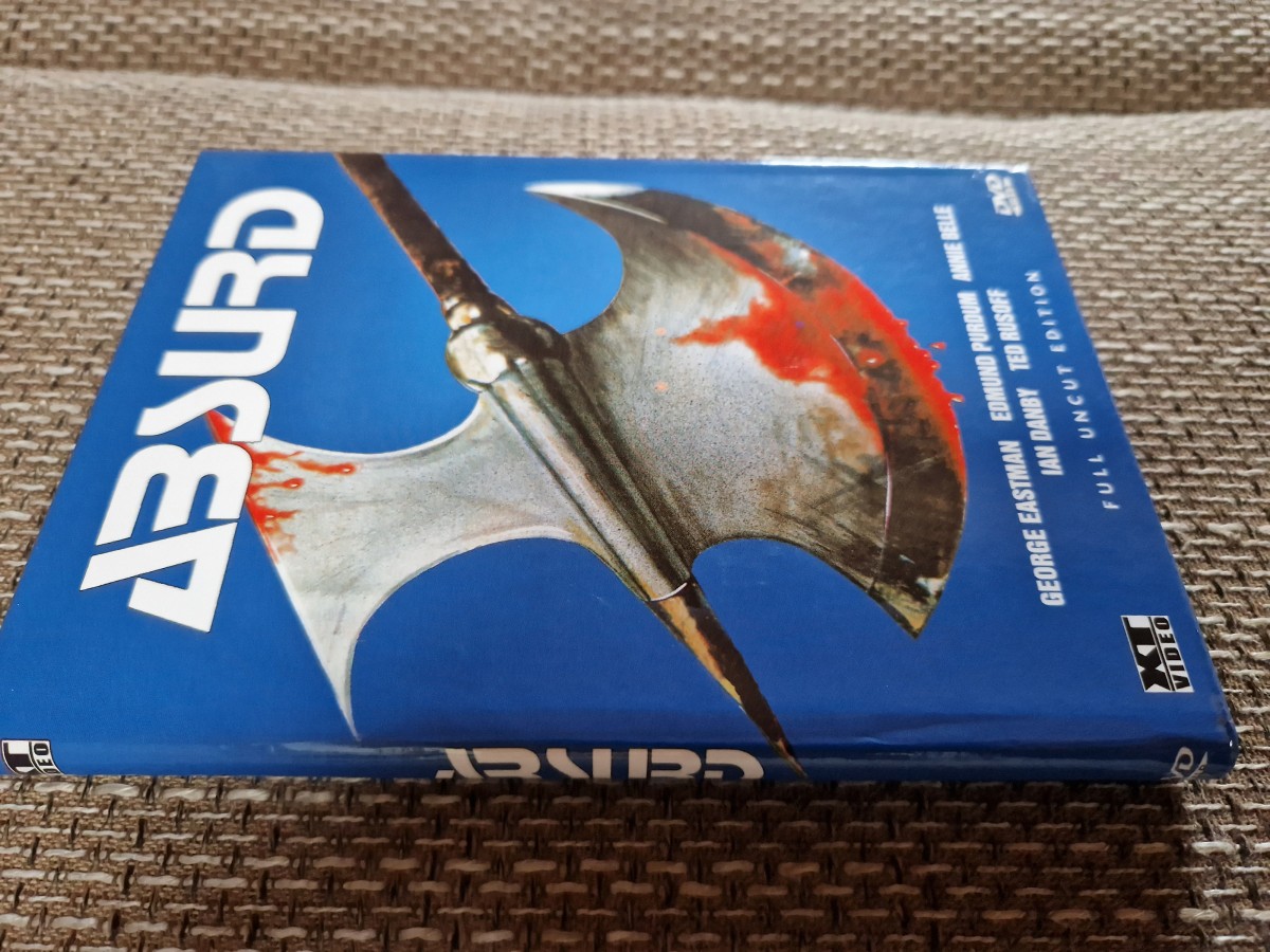 DVD kleine Hartbox / Buchbox ABSURD von Joe D Amato (Full Uncut Edition