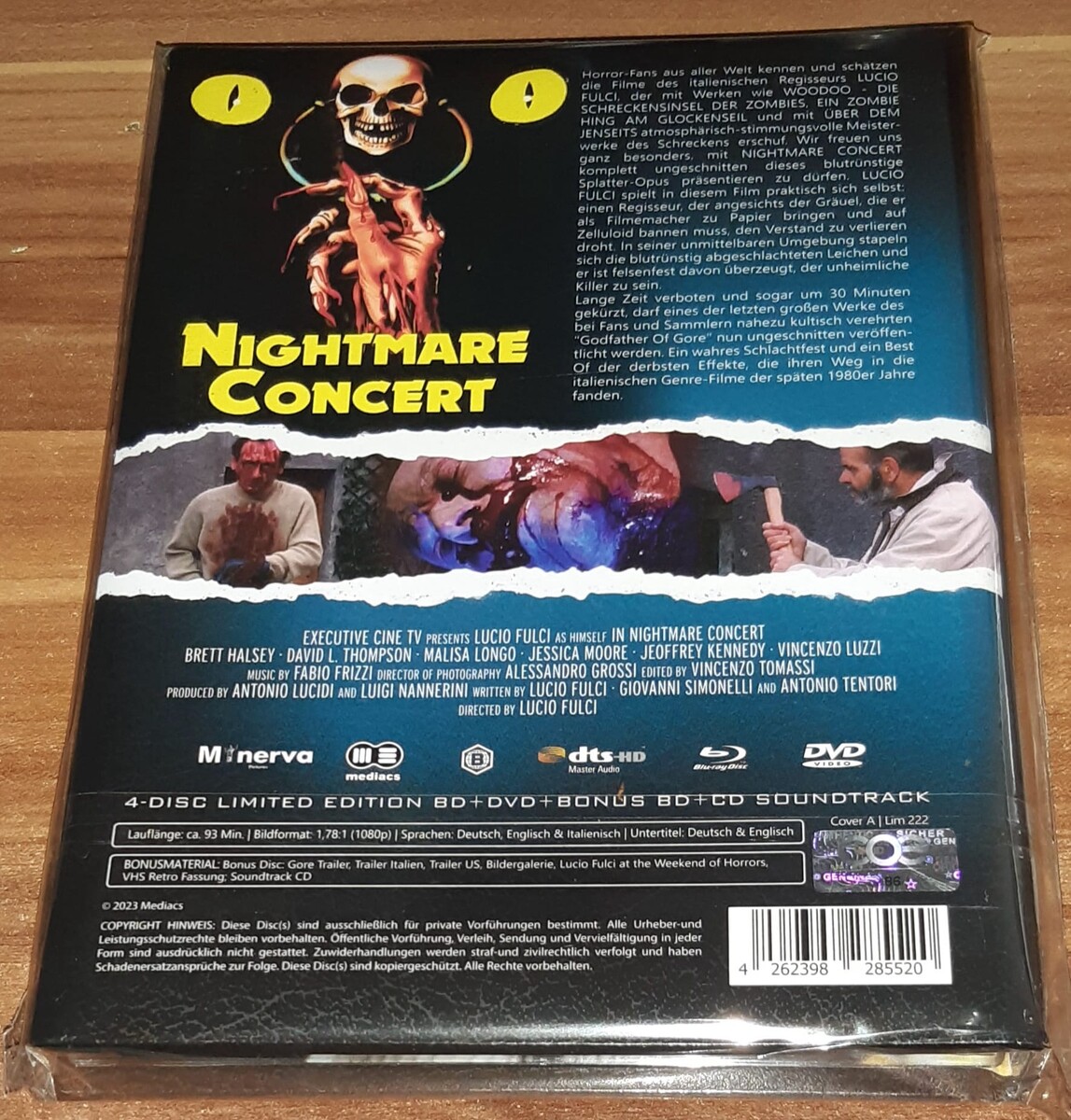 Nightmare Concert (limited Mediabook ~ Blu-Ray/DVD/wattiert/Cover