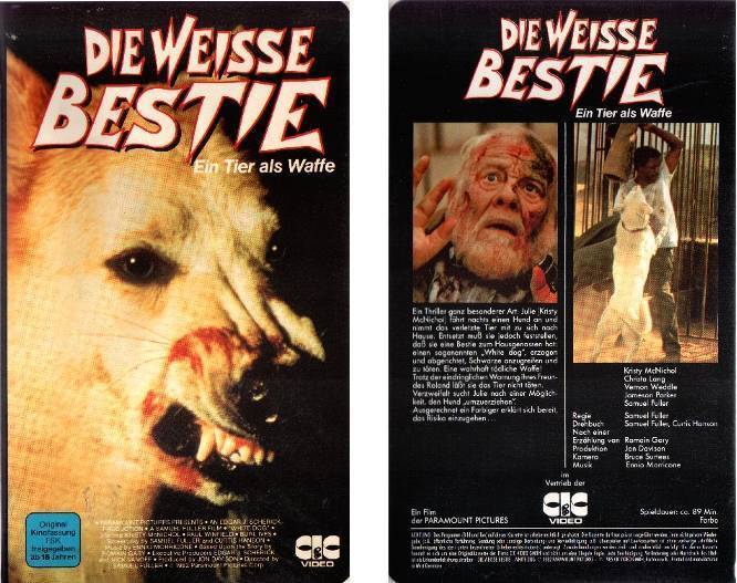 DIE WEISSE BESTIE (Der Weiße Hund von Beverly Hills) UNCUT kaufen
