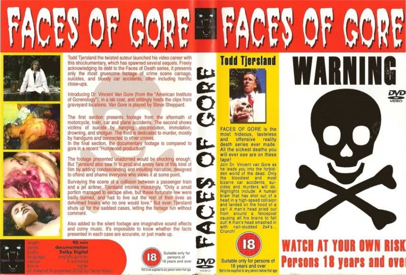Faces Of Gore Teil 1 Todd Tjersland Dvd Uncut Deutsch Kaufen Filmundo